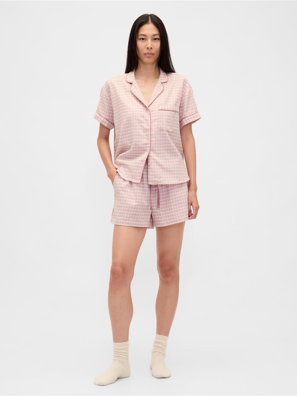 NWT Gap Plaid Short Pajama Set